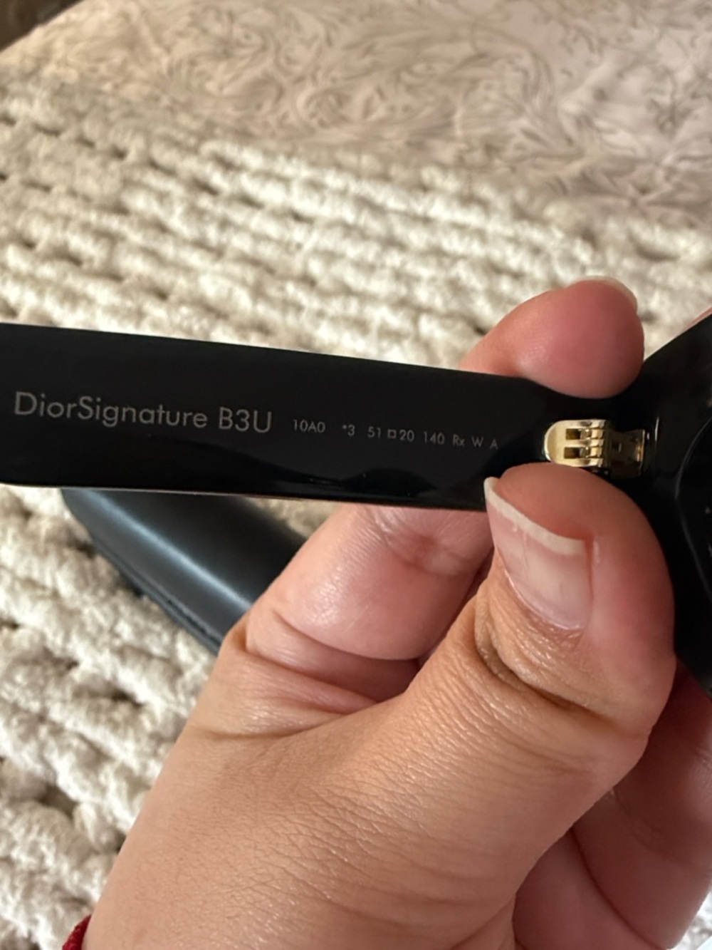 Dior Black Round women’s Sunglasses with Dior Case - Picture 10 of 10